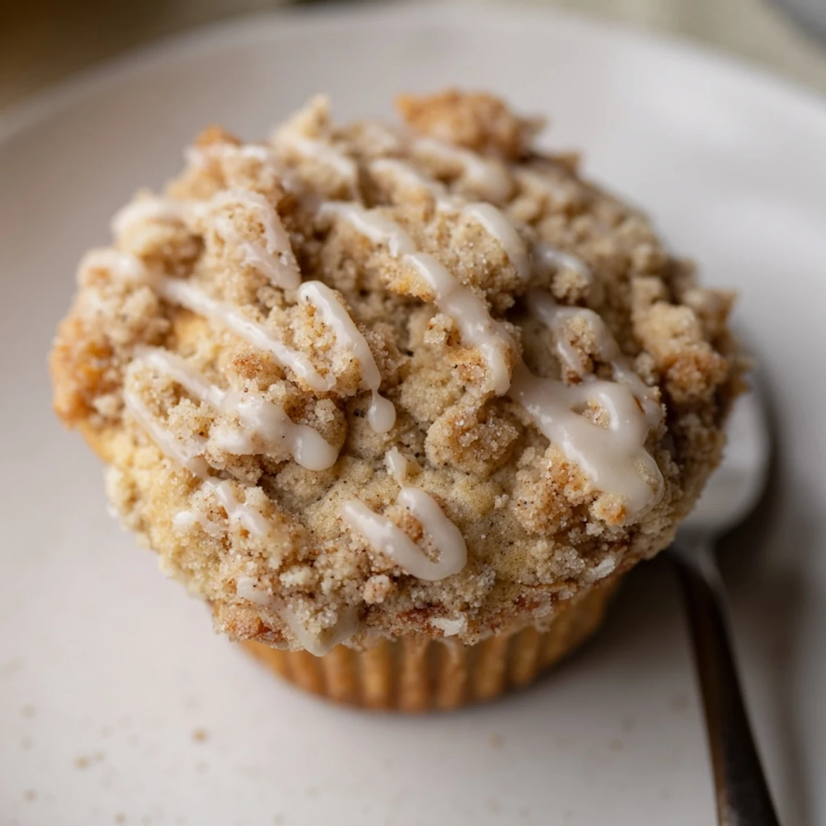 Freshly baked Festive Eggnog Christmas Cookie Muffins, perfect for winter gatherings and gifting.