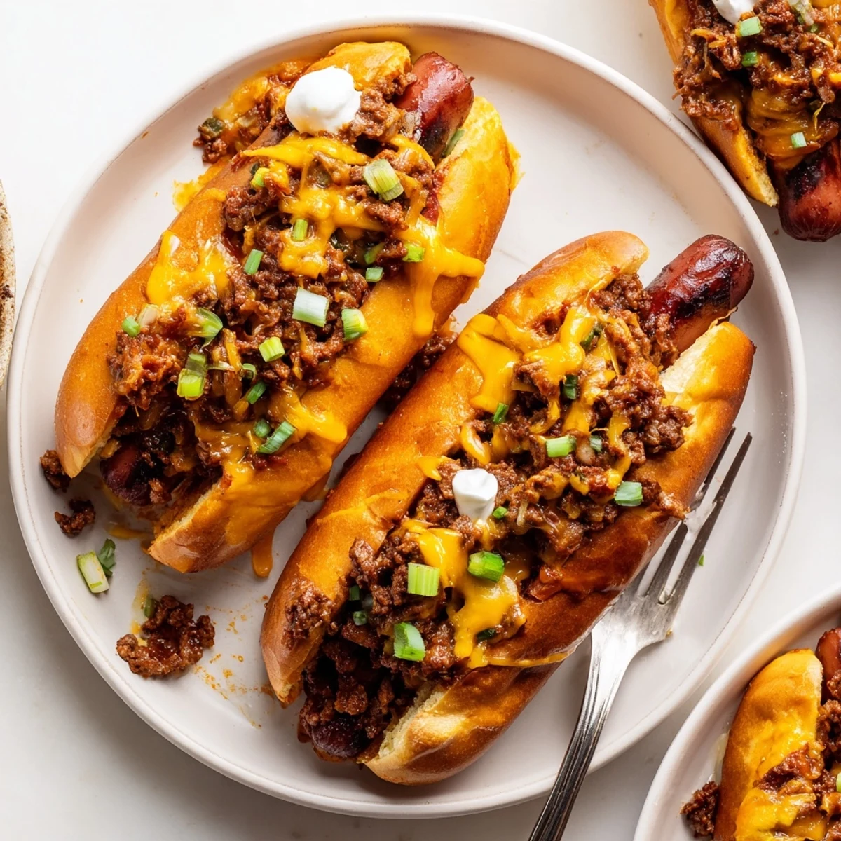 Warm and hearty chili dog casserole, ideal for game day gatherings or weeknights.