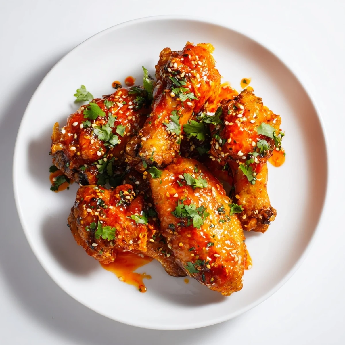 Honey Sriracha Chicken Wings