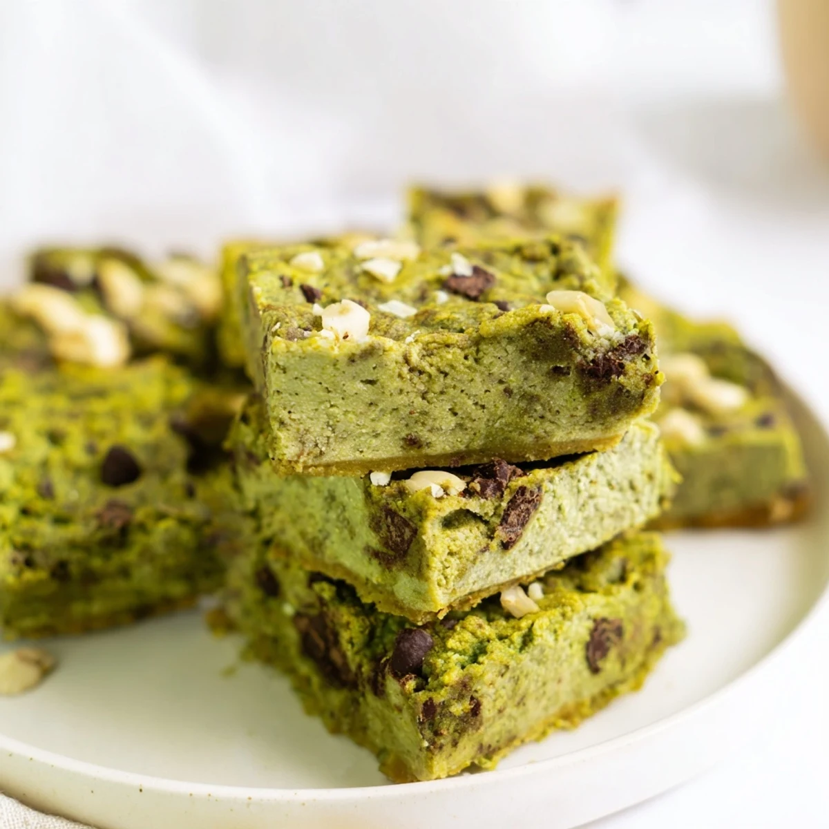 These delicious Matcha Gingerbread Cookie Dough Protein Bites boast a slightly chewy, spiced flavor; perfect for snacking.
