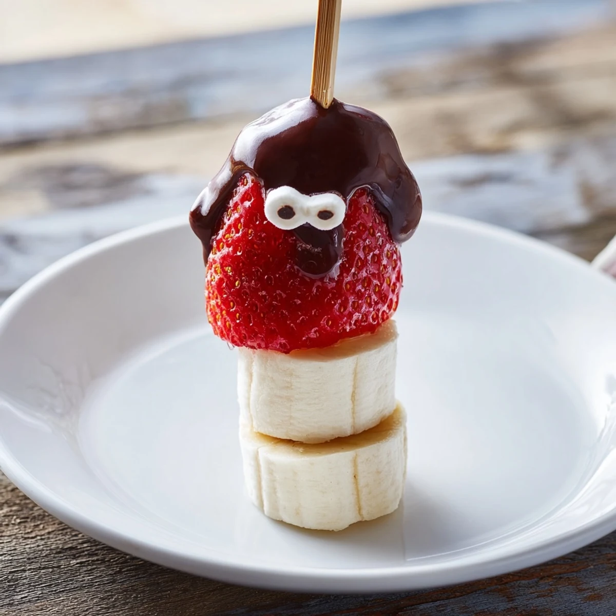 Strawberry Banana Santa Sticks