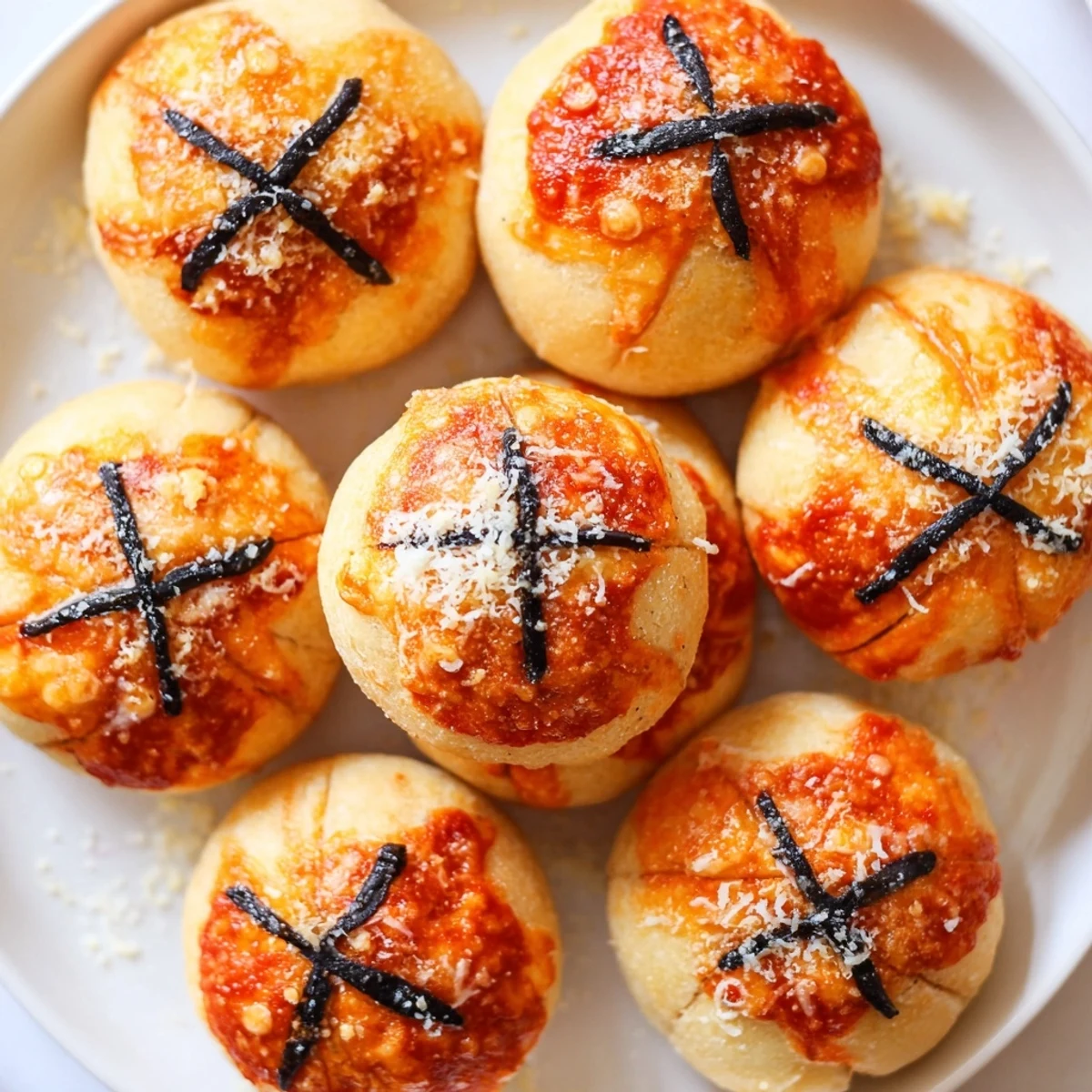 Basketball Pizza Bites