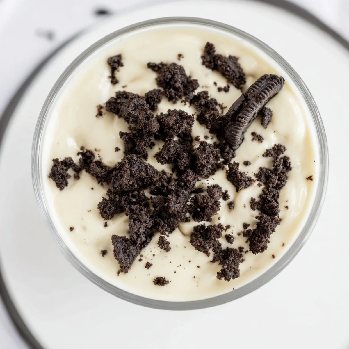 Vanilla Pudding with Oreos