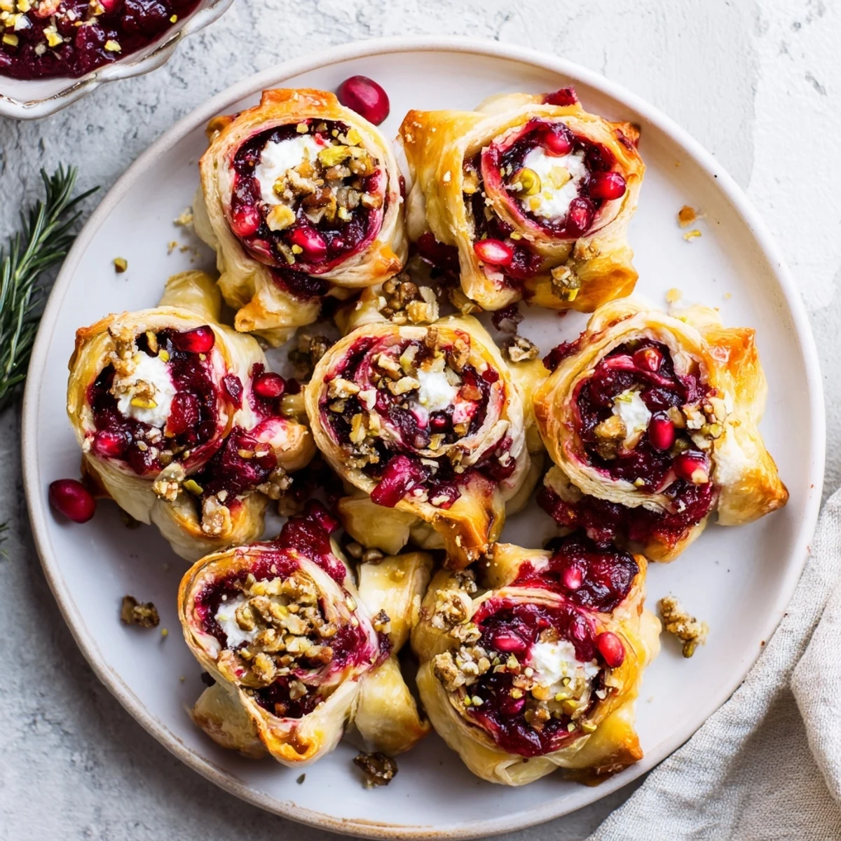 Warm, inviting close-up of a Cranberry Christmas Star, decorated and ready for a holiday celebration.
