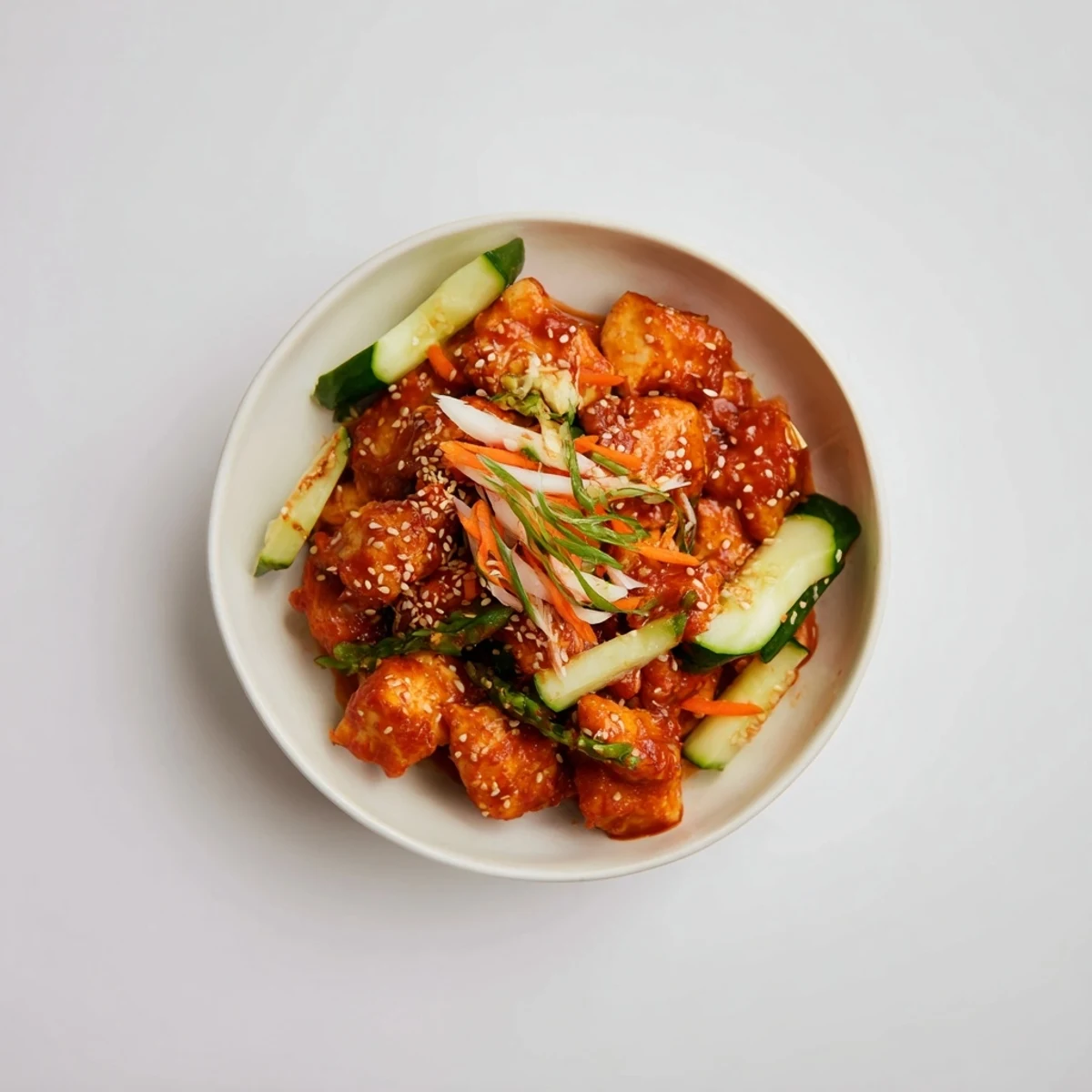 Vibrant Deli Container Shaker Chicken Salad showcases tender chicken and fresh veggies, ideal for meal prep.