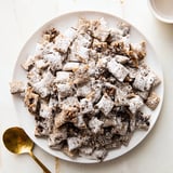 Indulge in a bowl of Thanksgiving Chai-Spiced Puppy Chow, perfect for holiday gatherings.