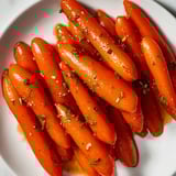 Bourbon Maple Glazed Carrots