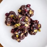 Enjoy homemade Pistachio and Dried Cranberry Clusters; a satisfying snack with a balance of sweet and salty flavors.