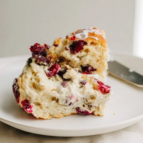Tender cranberry jalapeño dip scones with golden edges, perfect for brunch gatherings.  