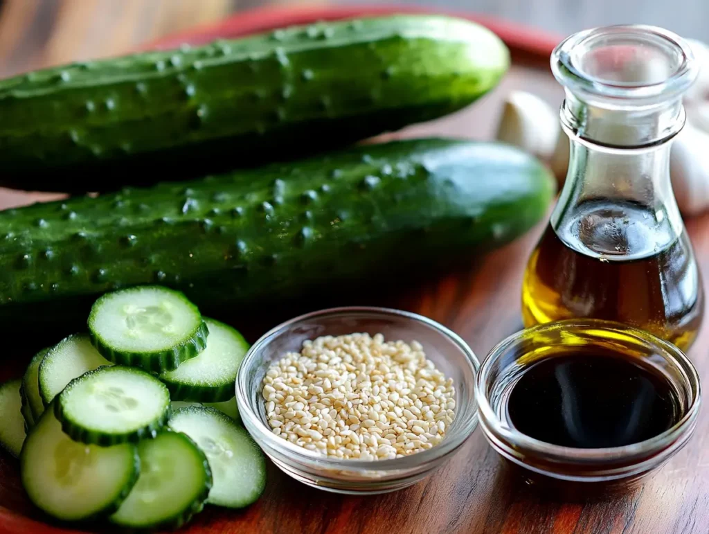 Ingredients for an Authentic Din Tai Fung Cucumber Recipe