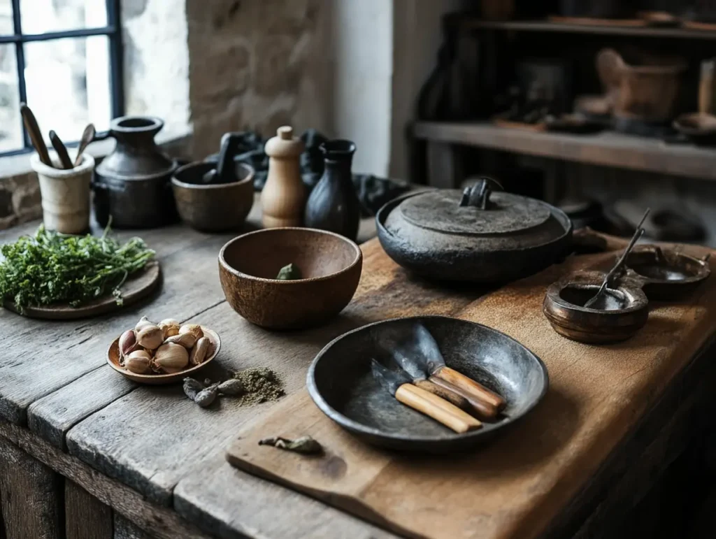 Preparation and equipement for backstone recipes