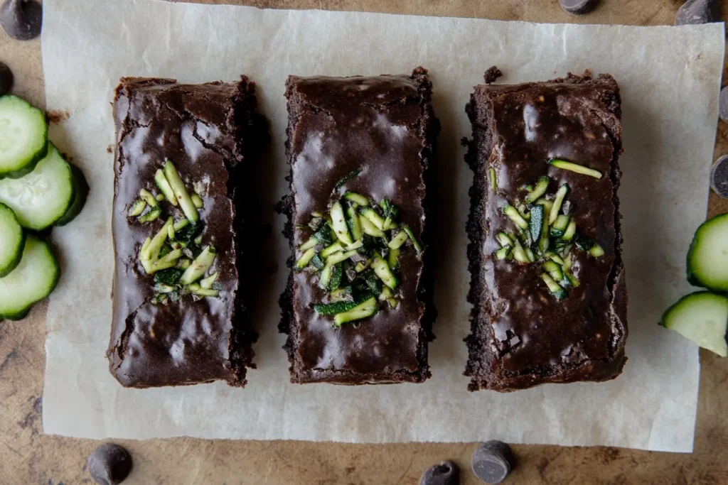 bakers face challenges when preparing healthy zucchini brownie